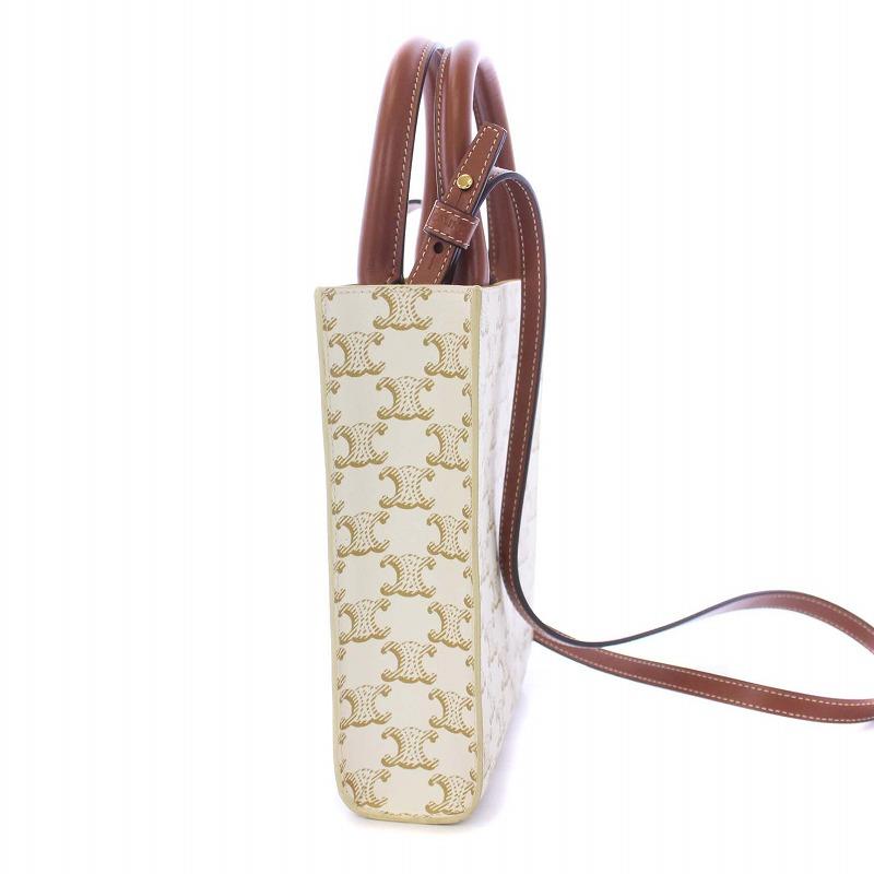 CELINE セリーヌ ミニ バーティカル トリオンフ キャンバス CELINE セリーヌ ミニ バーティカル トリオンフ キャンバス