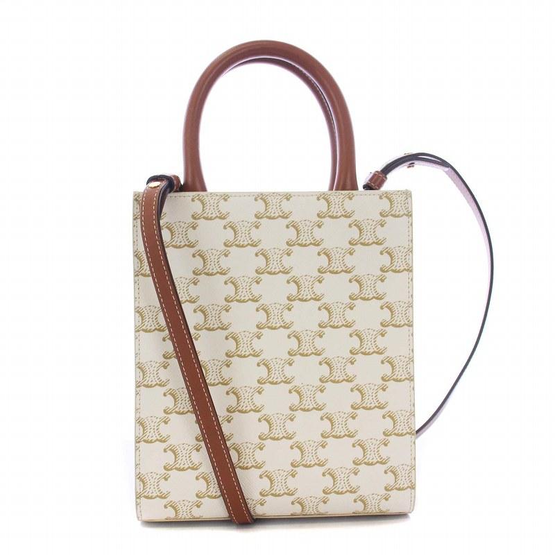 CELINE セリーヌ ミニ バーティカル トリオンフ キャンバス CELINE セリーヌ ミニ バーティカル トリオンフ キャンバス