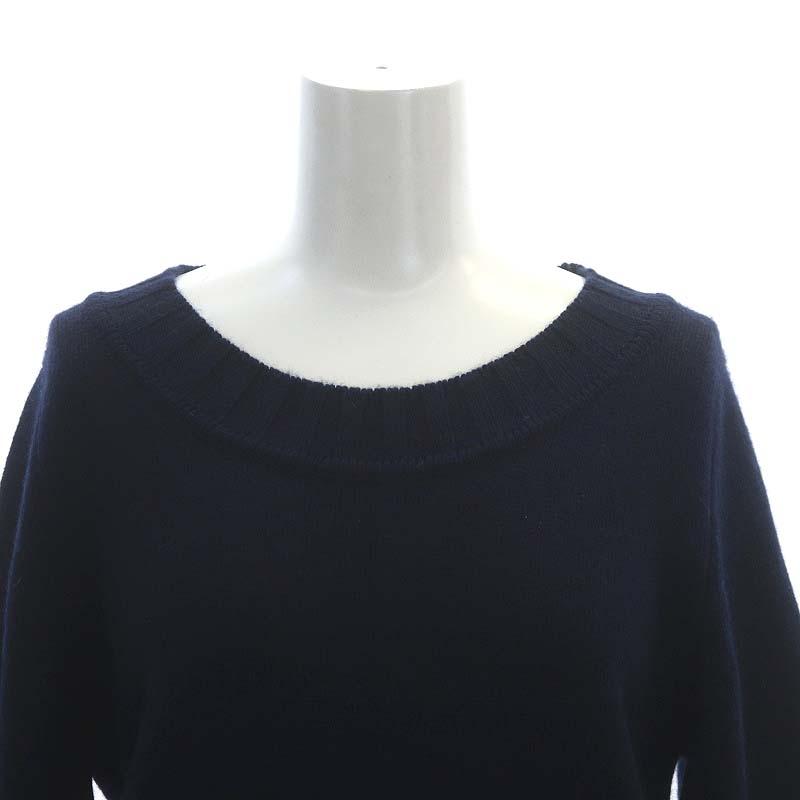 CHANEL（シャネル） ニット セーター 長袖 カシミヤ ココマーク 36 紺
