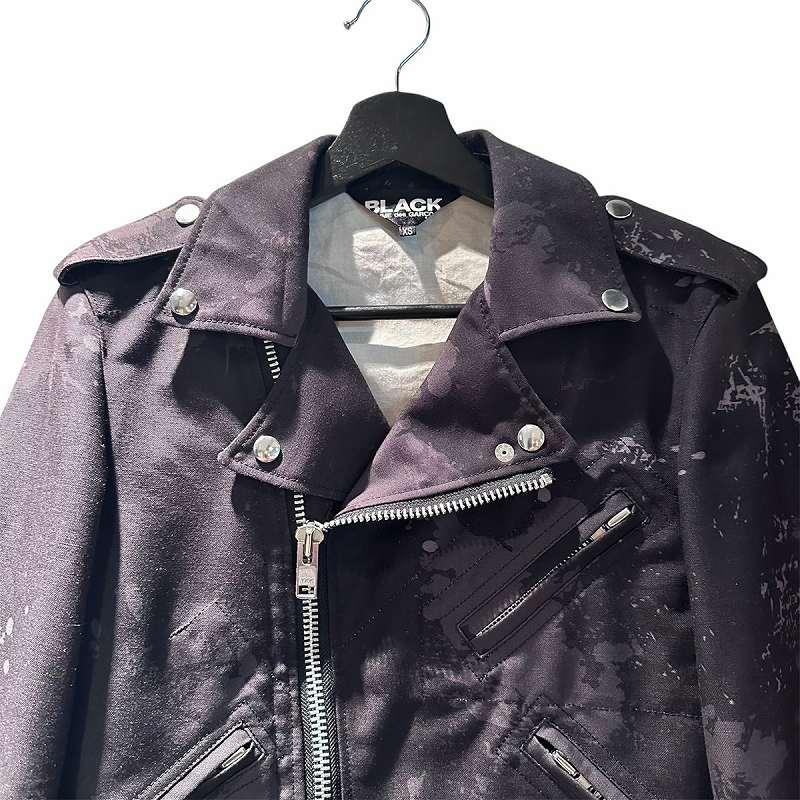 ブラックコムデギャルソン BLACK COMME des GARCONS 18AW ペイント加工