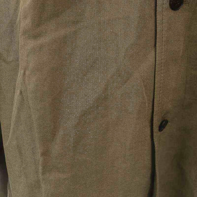 エイトン ATON NIDOM SILK LINEN CPO SHIRT シャツ 長袖 リネン シルク