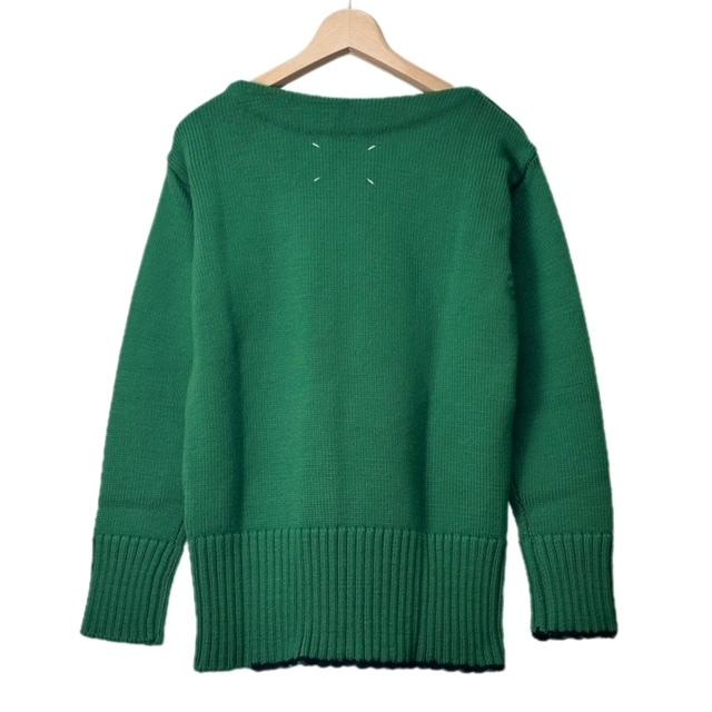 【未使用】Maison Margiela フード ストール ダークグリーン 未使用】Maison Margiela フード ストール ダークグリーン 未