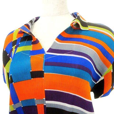 プリ−ツプリ−ズイッセイミヤケ　トップス プリーツプリーズ PLEATS PLEASE イッセイミヤケ 美品 オープン