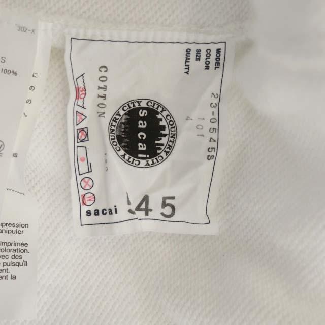 サカイ sacai ×city country city 23SS コラボフーディ パーカー プル 