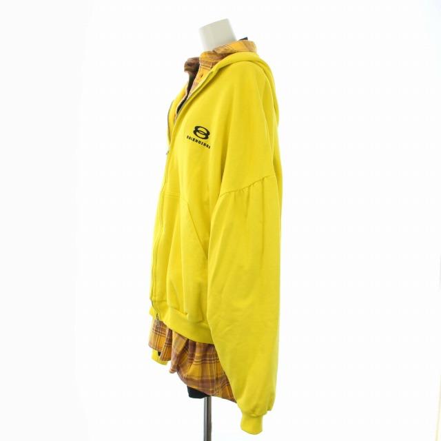 バレンシアガ　ユニティロゴ ジップアップメッシュトラックジャケット　ブルゾン BALENCIAGA（バレンシアガ） UNITY SPORTS ICON BIKER ZIP-UP HOODIE