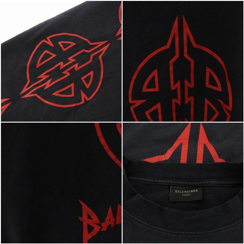 BALENCIAGA メタル ロンT BALENCIAGA メタル ロンT BALENCIAGA】メタル オーバーサイズ