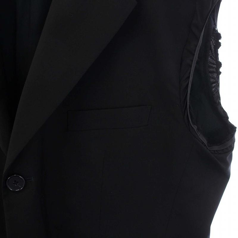 RAF SIMONS 23SS ノースリーブジャケット ブレザー 新品 Raf Simons シングルブレスト ノースリーブジャケット | ブラック