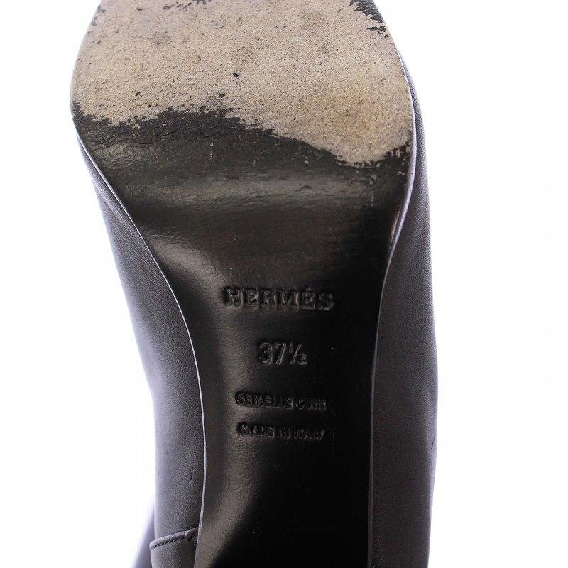 HERMES（エルメス） ケリー ロングブーツ チャンキーヒール レザー