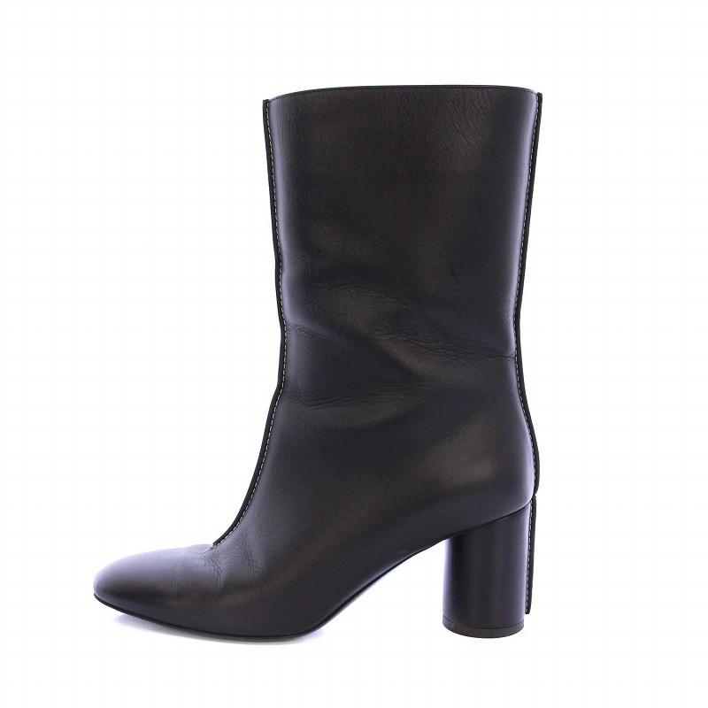 HERMES（エルメス） デフィレ ショートブーツ ステッチ レザー