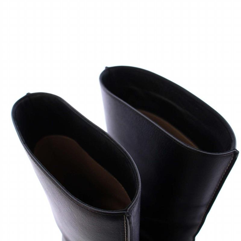 HERMES（エルメス） デフィレ ショートブーツ ステッチ レザー