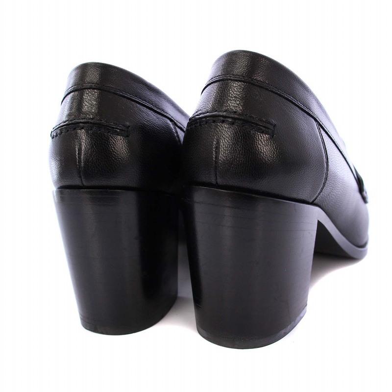 HERMES エルメス ドーフィン70 ローファー モカシン チャンキーヒール