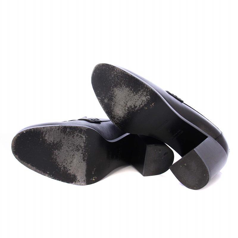 HERMES エルメス ドーフィン70 ローファー モカシン チャンキーヒール