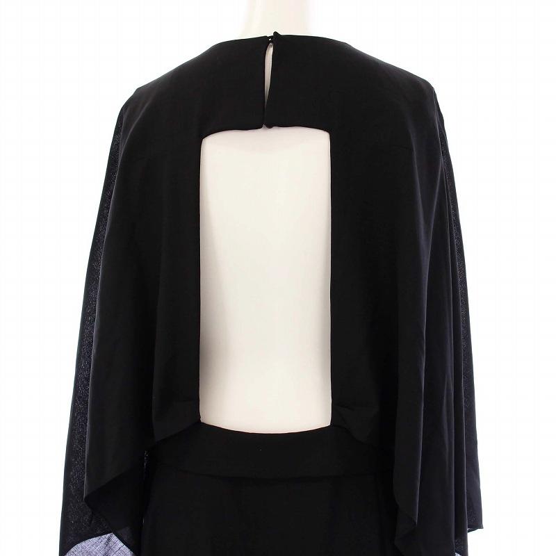 HERMES（エルメス） ロングワンピース ケープ バックオープン 38  