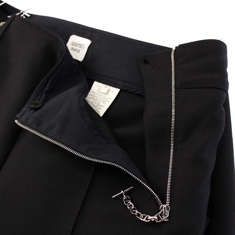 HERMES（エルメス） シェーヌダンクル スラックス ワイドパンツ 38 