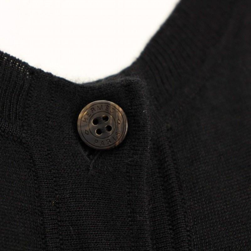 HERMES（エルメス） ニットカーディガン 長袖 ロング カシミヤシルク