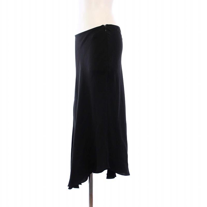 HERMES（エルメス） ロングスカート イレギュラーヘム シルク 38