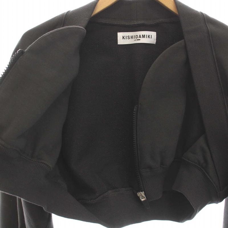 KISHIDAMIKI キシダミキ cropped sweat zip top クロップドトップス
