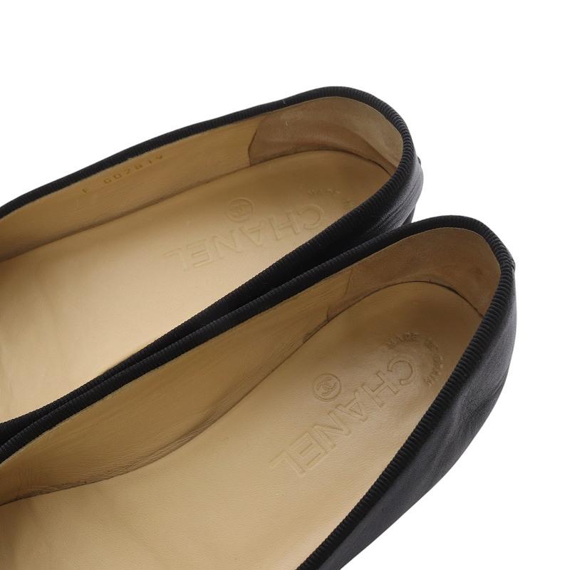 CHANEL（シャネル） ココマーク レザー パテント バレエシューズ