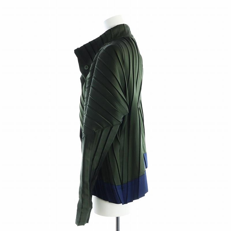 ISSEY MIYAKE（イッセイミヤケ） ジャケット ノーカラー リバーシブル