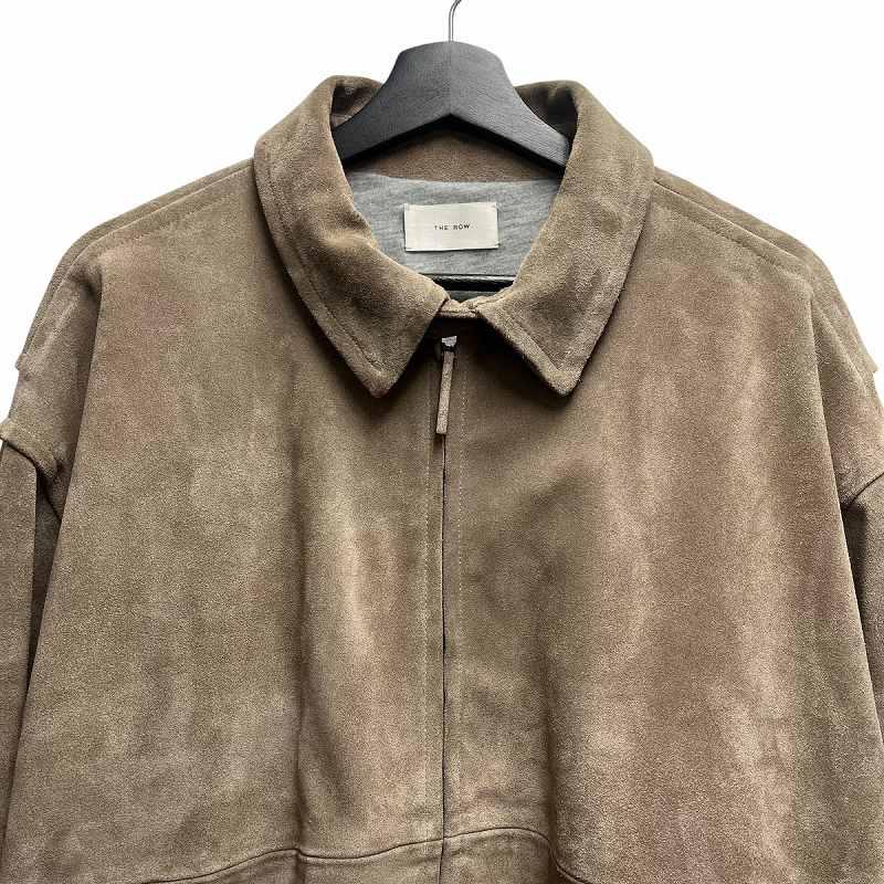 The Row - Ronan Suede Jacket - Neutrals The Row ザロウ THE ROW 