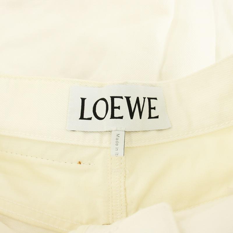 LOEWE ロエベ コットンクロップドフレアパンツ ガウチョパンツ