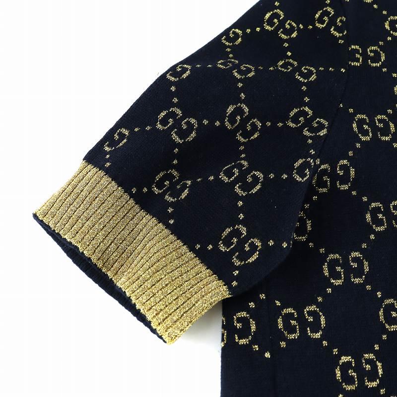 GUCCI（グッチ） GUCCI GGコットンラメ ファブリック トップス ニット