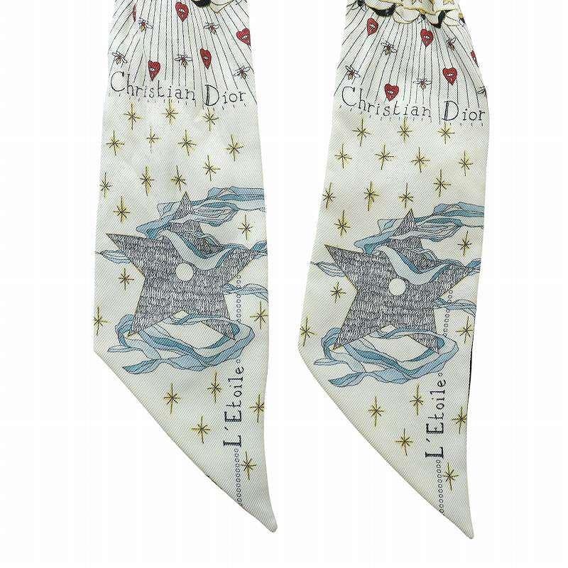 Dior ディオール ミッツァ タロット スカーフ L'Étoile 星 総柄 ディオール Dior l'etoile letoile ミッツァ スカーフ ロゴ レトワール