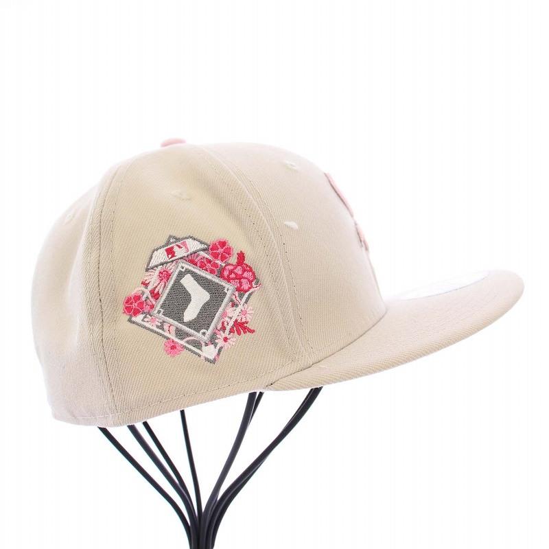 【中古】ニューエラ 59FIFTY Mother's Day シカゴ・ホワイトソックス ストーン ピンクアンダーバイザー 野球帽 ニューエラ 59FIFTY Mother's Day シカゴ・ホワイトソックス ストーン