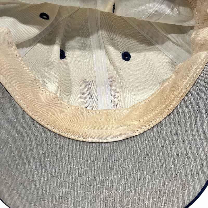 ニューエラ NEW ERA ベースボール ロゴ 刺繍 キャップ 青 ベージュ 7 1