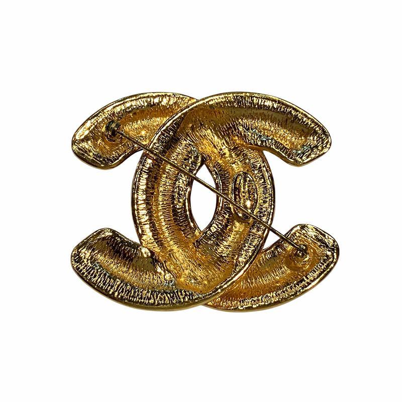 CHANEL（シャネル） ブローチ ココマーク マトラッセ ゴールドカラー
