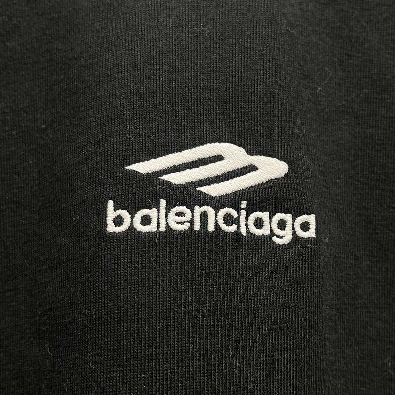 BALENCIAGA ロゴTシャツ ブラック サイズL 3125j120004-1.jpg