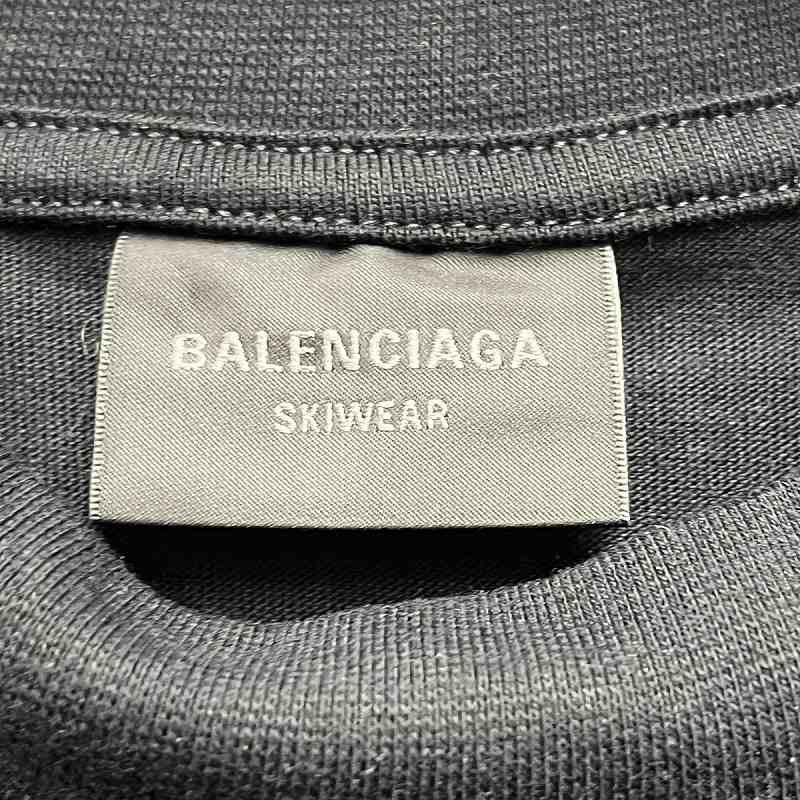 BALENCIAGA（バレンシアガ） ロゴ刺繍Tシャツ 半袖 カットソー