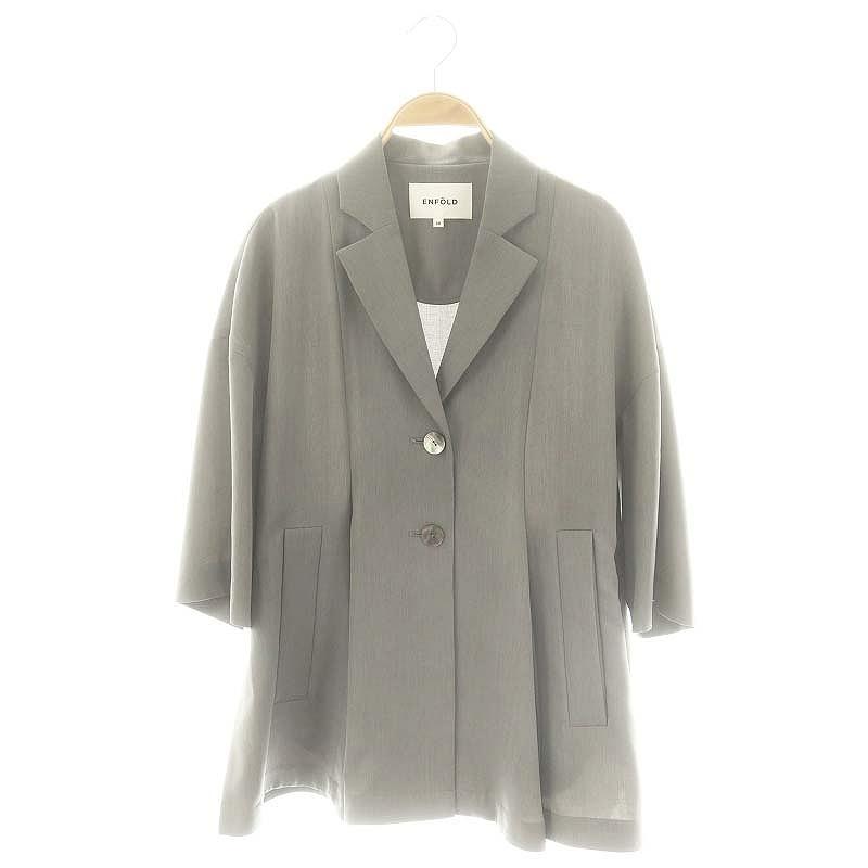 エンフォルド ENFOLD 24SS ボックスジャケット BOX JACKET ブレザー