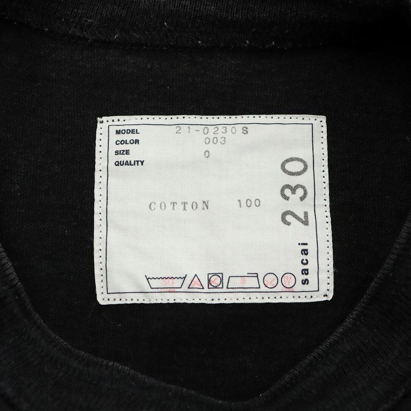 サカイ sacai 21年製 Francois K. T-Shirt Tシャツ カットソー 半袖