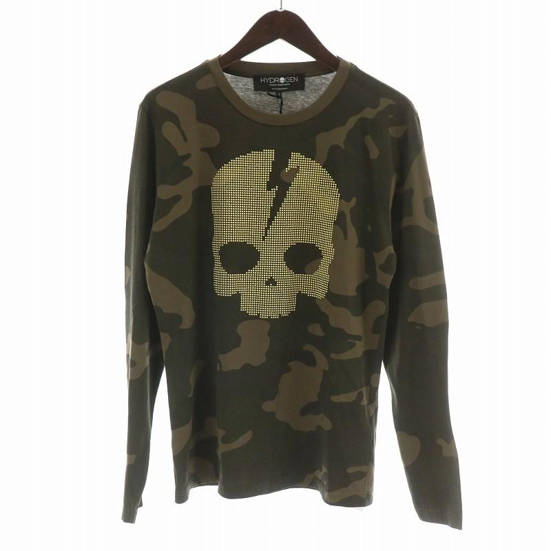 未使用品 ハイドロゲン HYDROGEN Tシャツ カットソー 長袖 ロンT