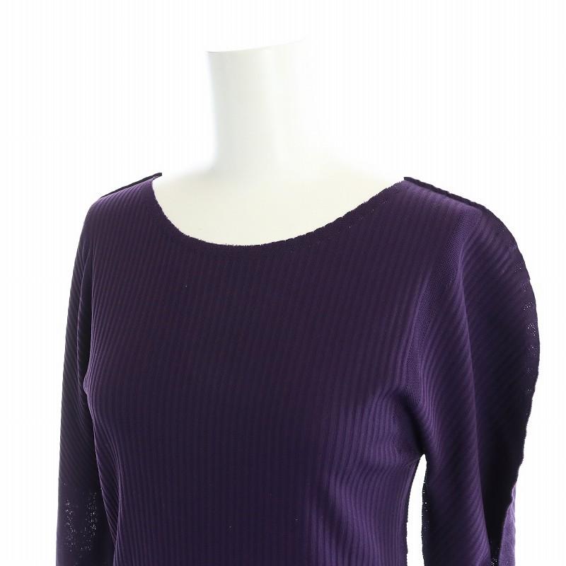 プリーツプリーズ イッセイミヤケ シャツ カットソー 長袖 ロゴ