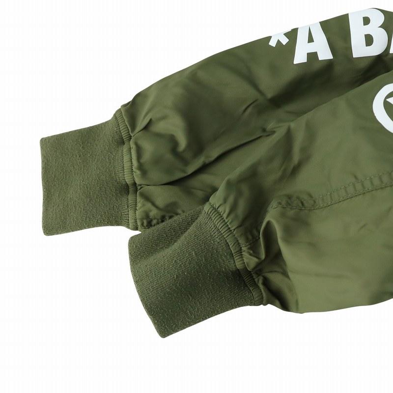 エイプ　MA1　フライトジャケットタイプ　新品　サイズL　本物 A BATHING APE アベイシングエイプ MA-1 フライトジャケット
