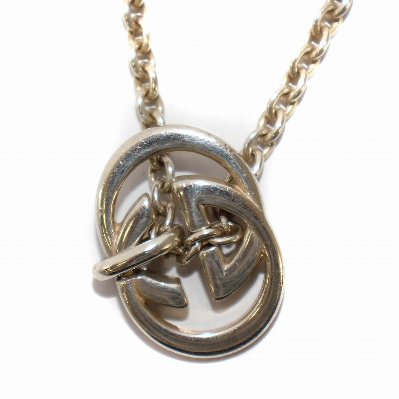 c507 美品　GUCCI グッチ　インターロッキング　GG ネックレス　925 GUCCI グッチ インターロッキングG ネックレス ペンダント