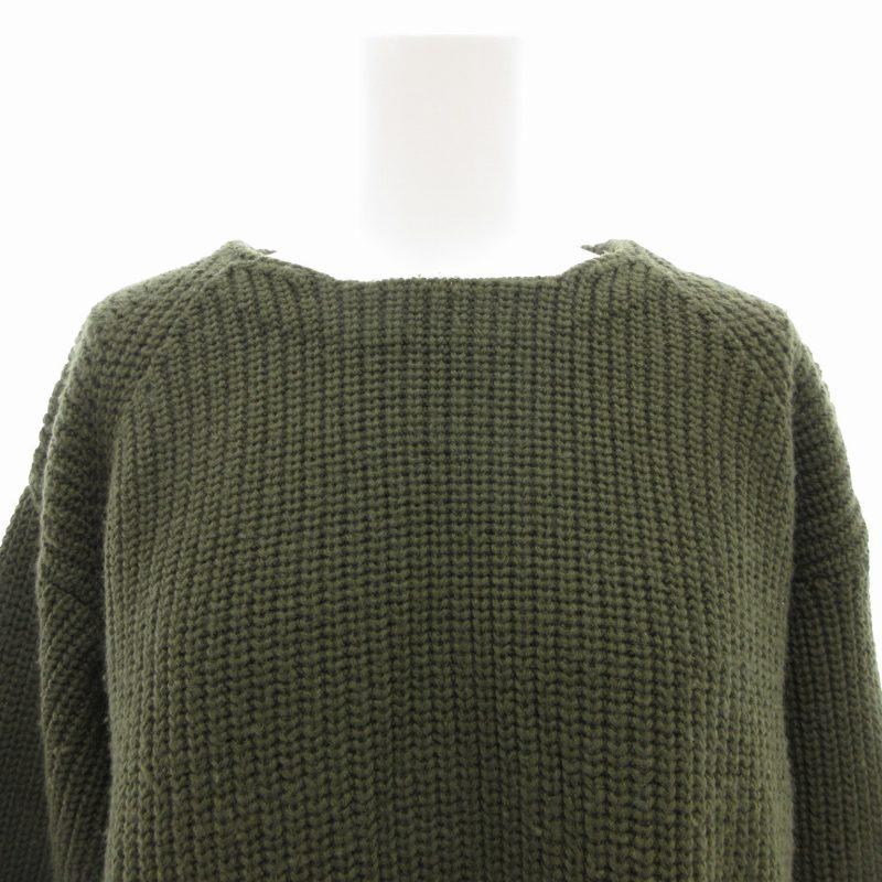 08sircus ゼロエイトサーカス リブニット セーター 長袖 プルオーバー