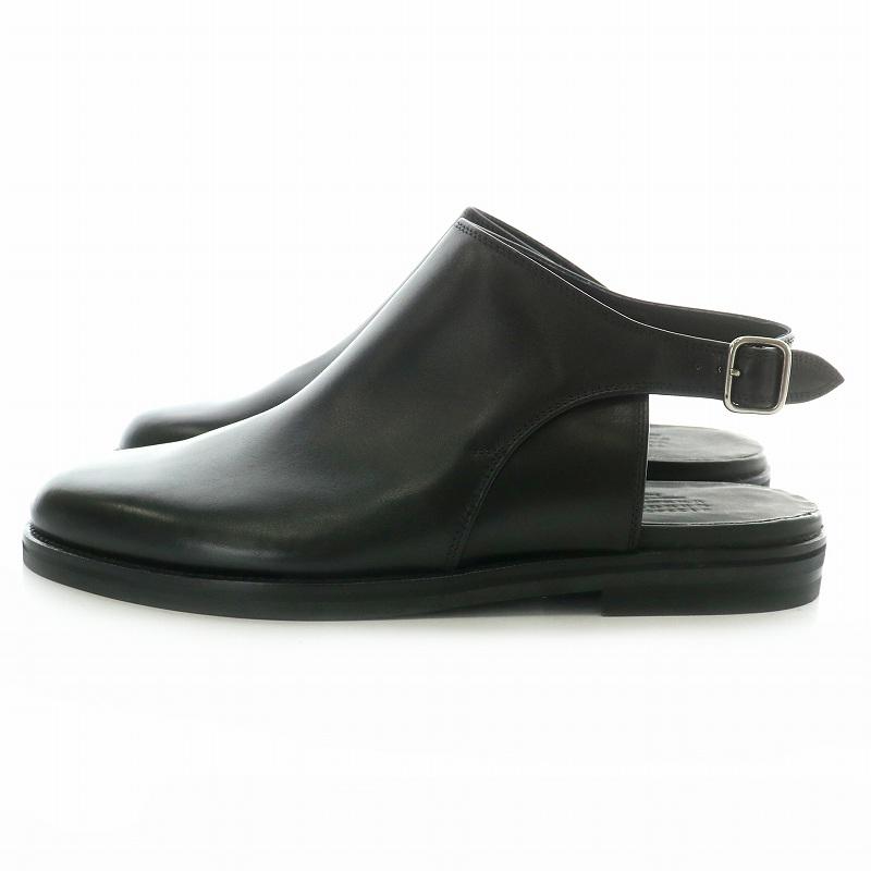 Maison Martin Margiela レザー サンダル シューズ 靴 黒 マルジェラレザーサンダルシューズ