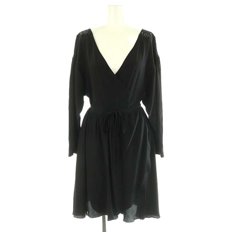 miu miu（ミュウミュウ） レースワンピース ラップワンピース ひざ丈