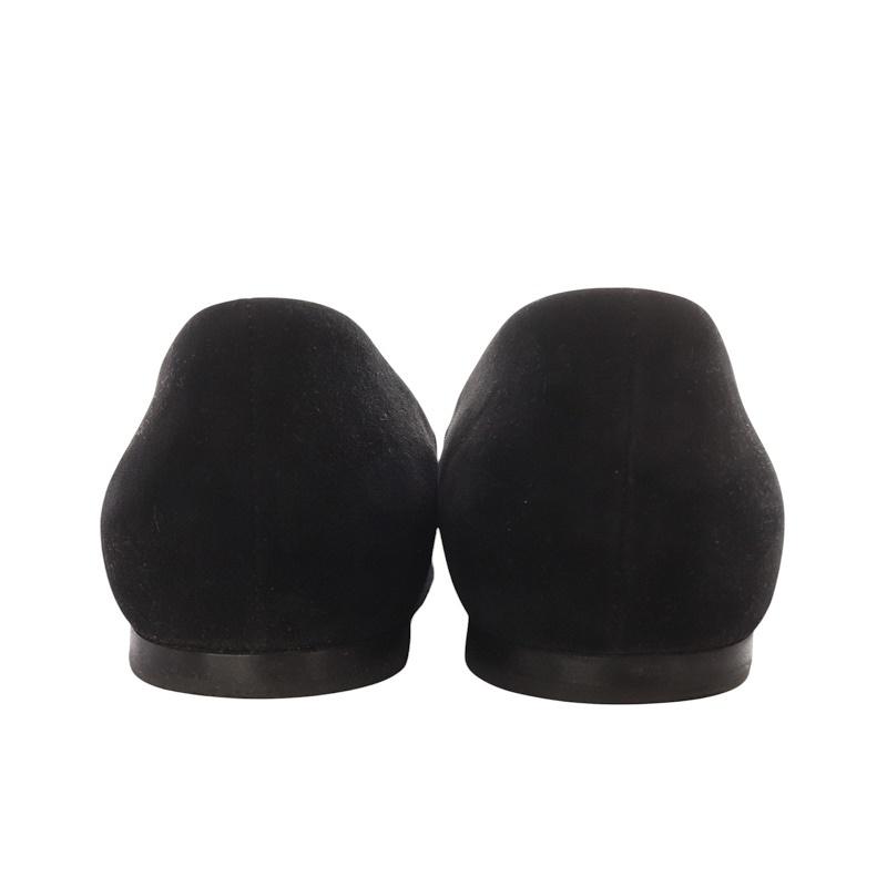 【中古】エルメス HERMES アピ ドゥース バレエシューズ パンプス フラット ポインテッドトゥ スエード HERMES（エルメス） アピ ドゥース バレエシューズ パンプス フラット