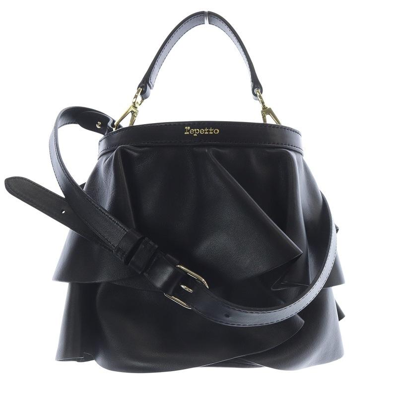repetto レペット ショルダーバッグ - 黒 【古着】【】 repetto 