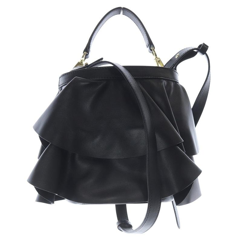 レペット Repetto 2way フリル クロスボディ ショルダーバッグ