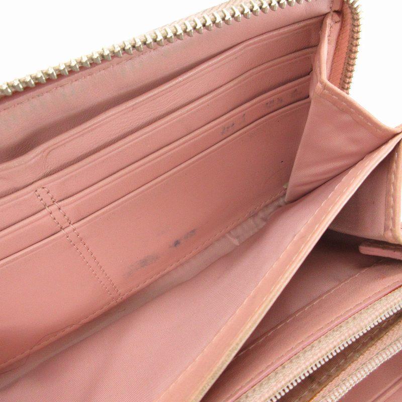 COACH（コーチ） シグネチャー 長財布 ウォレット ジャガード ピンク