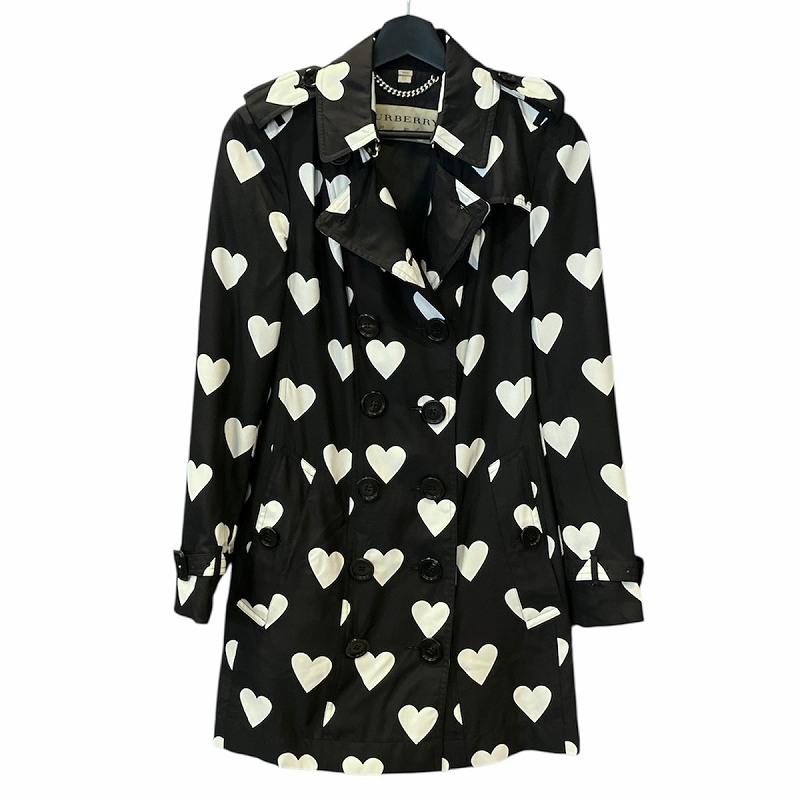 BURBERRY（バーバリー） シルク混 トレンチコート ミドル丈 ハート