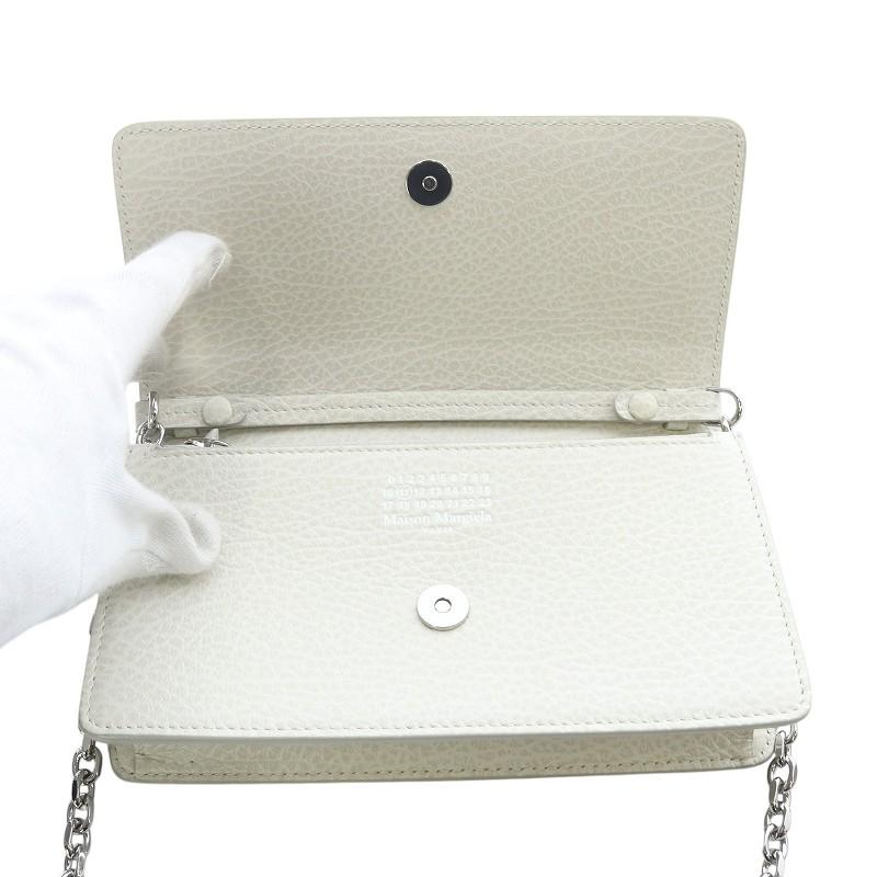Maison Margiela 11 チェーンウォレット ショルダーバッグ メゾンマルジェラ 11 Maison Margiela レザー チェーンウォレット