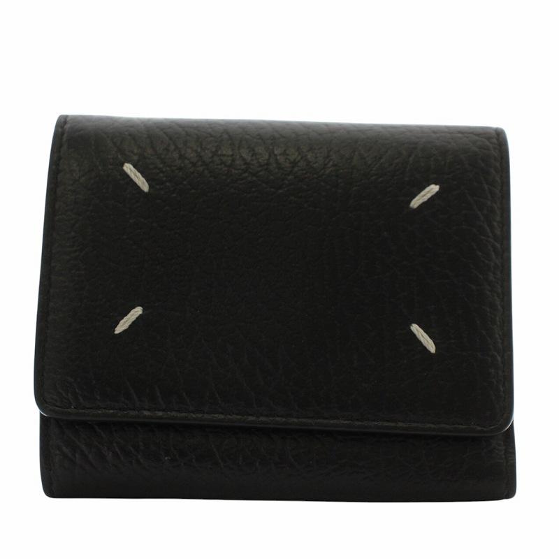 Martin Margiela トリフォールド マネークリップ レザー ミニ財布