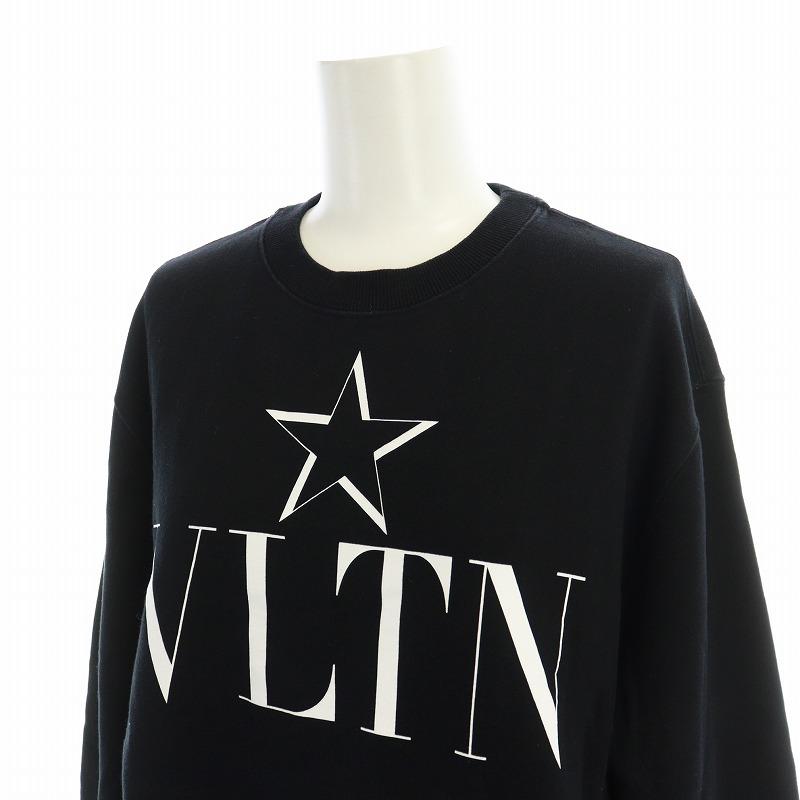 VALENTINO ヴァレンティノ VLTN スウェット トレーナー ブラック ヴァレンティノ ヴァレンチノ VALENTINO トレーナー スウェット 長袖