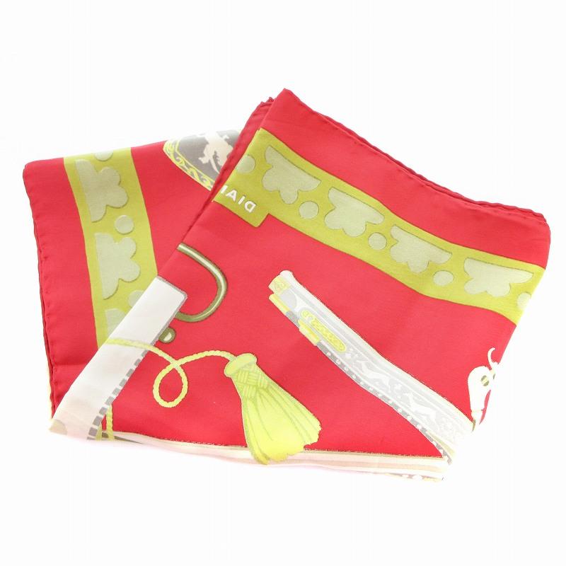 HERMES（エルメス） 美品 カレ90 DAIANE ダイアン 銃 スカーフ 総柄